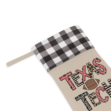 Load image into Gallery viewer, Texas Tech Football Christmas Stocking
