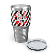 Load image into Gallery viewer, Wreck &#39;Em Splat Ringneck Tumbler, 30oz
