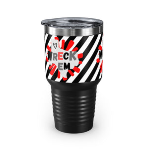 Wreck 'Em Splat Ringneck Tumbler, 30oz