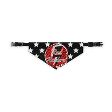 Load image into Gallery viewer, Red Raiders Lighting Bolt Pet Bandana Collar for all Size Dogs
