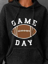 Load image into Gallery viewer, Full Size GAME DAY Graphic Drawstring Hoodie
