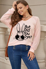 Load image into Gallery viewer, Plus Size BUT DID YOU DYE Graphic Easter Tee
