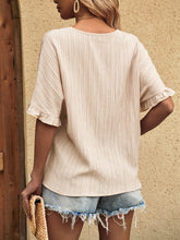 Load image into Gallery viewer, V-Neck Half Sleeve Blouse
