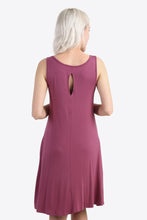 Load image into Gallery viewer, Cutout Scoop Neck Sleeveless Dress with Pockets
