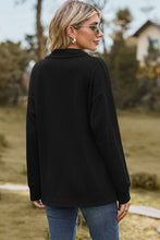 Load image into Gallery viewer, Johnny Collar Dropped Shoulder Blouse
