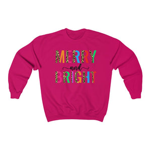 Colorful Merry & Bright Unisex Heavy Blend™ Crewneck Sweatshirt