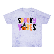 Load image into Gallery viewer, Spooky Vibes Halloween Unisex Color Blast T-Shirt
