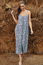 Load image into Gallery viewer, Printed Spaghetti Strap Low Back Jumpsuit
