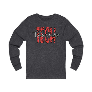 Spotted Texas Tech Unisex Jersey Long Sleeve Tee