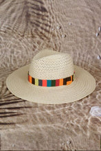 Load image into Gallery viewer, Fame Contrast Wide Brim Straw Hat
