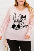 Load image into Gallery viewer, Plus Size BUT DID YOU DYE Graphic Easter Tee
