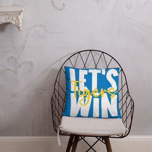 Let's Win Tigers 18x18 Basic Pillow