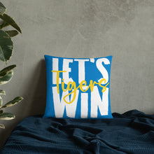 Load image into Gallery viewer, Let&#39;s Win Tigers 18x18 Basic Pillow
