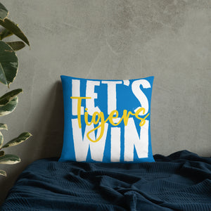 Let's Win Tigers 18x18 Basic Pillow