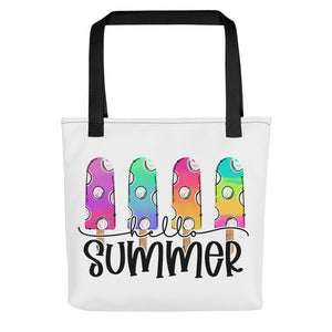 Hello Summer Popsicle Tote bag