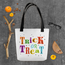 Load image into Gallery viewer, Trick or Treat Tote bag
