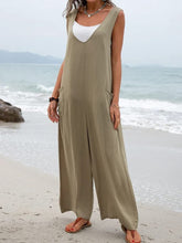 Load image into Gallery viewer, Full Size Wide Strap Jumpsuit with Pockets
