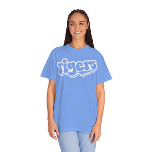 Retro White Tigers Comfort Colors Unisex Garment-Dyed T-shirt