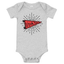 Load image into Gallery viewer, Wreck &#39;Em Retro Pendant Flag Baby short sleeve one piece
