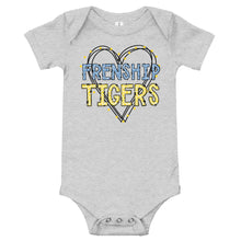 Load image into Gallery viewer, Frenship Tigers Heart Baby short sleeve one piece
