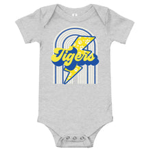 Load image into Gallery viewer, Tigers Retro Rainbow Baby short sleeve one piece
