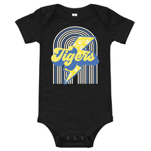 Load image into Gallery viewer, Tigers Retro Rainbow Baby short sleeve one piece
