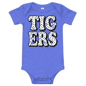 Distressed Tigers Baby short sleeve one piece