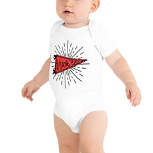 Load image into Gallery viewer, Wreck &#39;Em Retro Pendant Flag Baby short sleeve one piece
