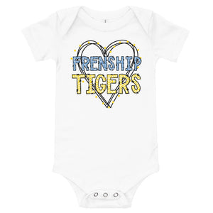 Frenship Tigers Heart Baby short sleeve one piece