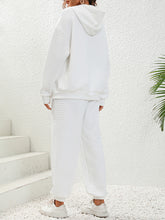 Load image into Gallery viewer, Textured Zip-Up Hooded Jacket
