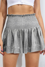 Load image into Gallery viewer, Glitter Smocked High-Waist Shorts
