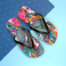 Load image into Gallery viewer, Colorful Cactus Funky Flip Flops
