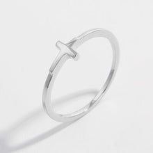 Load image into Gallery viewer, 925 Sterling Silver Cross Ring

