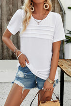 Load image into Gallery viewer, Round Neck Short Sleeve T-Shirt
