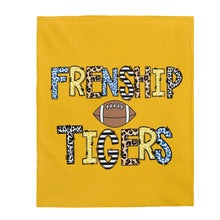 Load image into Gallery viewer, Frenship Tigers Football Velveteen Plush Blanket
