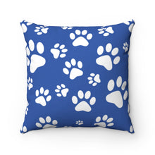 Load image into Gallery viewer, Frenship Tigers Game Day School Spirit Paw Spun Polyester Square Pillow
