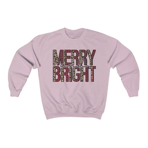 Merry and Bright Plaid Unisex Heavy Blend™ Crewneck Sweatshirt