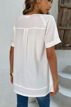 Load image into Gallery viewer, Cuffed Sleeve Henley Top
