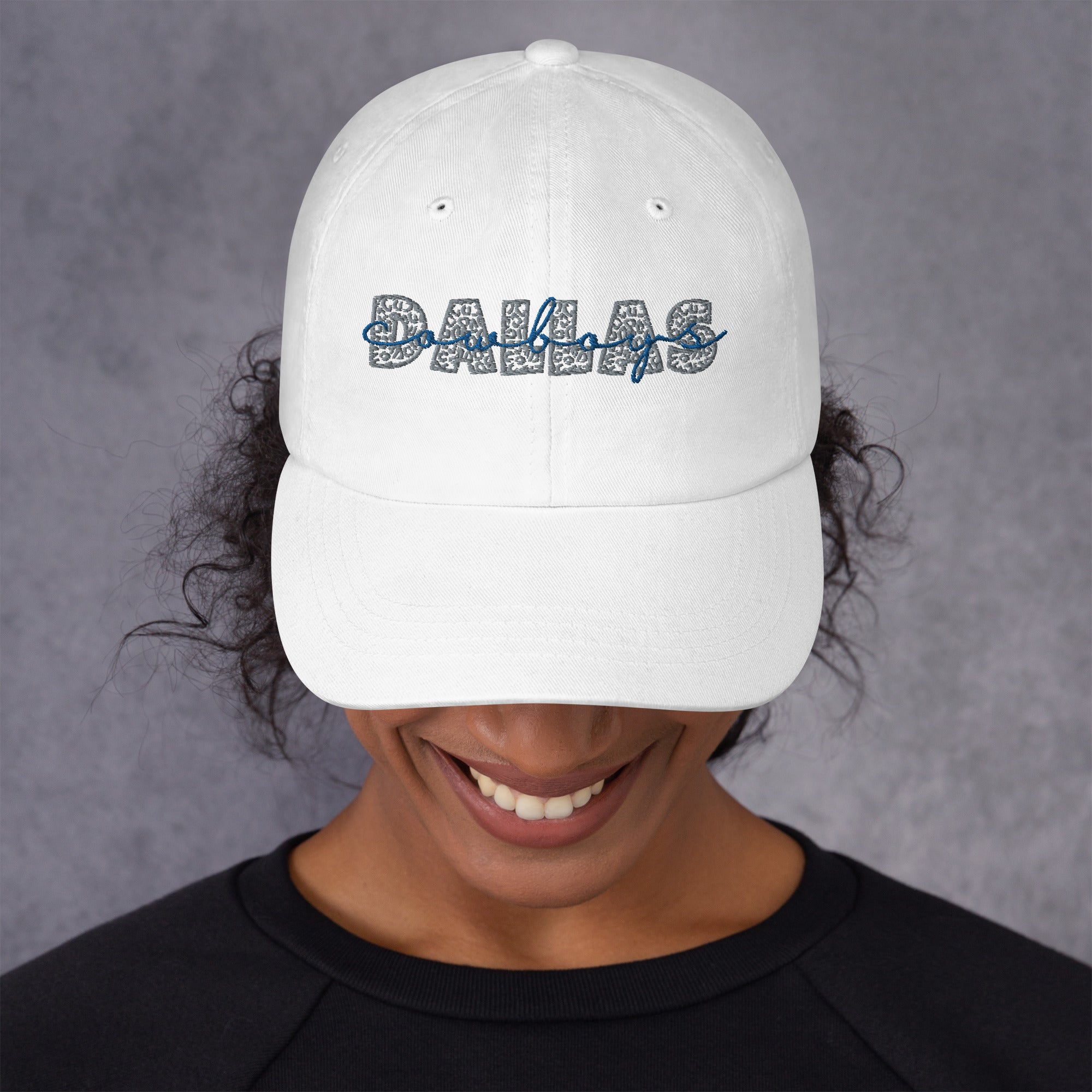 Dallas Cowboys Leopard Embroidered Baseball Hat – Hooray! Tees and more