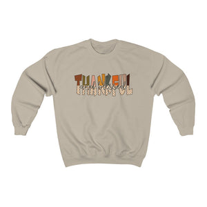 Thankful and Blessed Unisex Heavy Blend™ Crewneck Sweatshirt