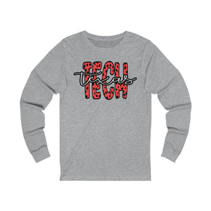 Spotted Texas Tech Unisex Jersey Long Sleeve Tee