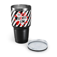 Load image into Gallery viewer, Wreck &#39;Em Splat Ringneck Tumbler, 30oz
