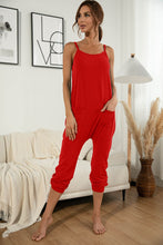 Load image into Gallery viewer, Spaghetti Strap Pocket Jumpsuit
