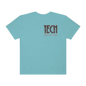 Double Sided Gray Tech Lubbock Comfort Colors Unisex Garment-Dyed T-shirt