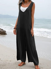 Load image into Gallery viewer, Full Size Wide Strap Jumpsuit with Pockets

