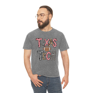 Texas Tech Football Unisex Mineral Wash T-Shirt