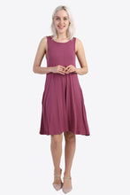 Load image into Gallery viewer, Cutout Scoop Neck Sleeveless Dress with Pockets
