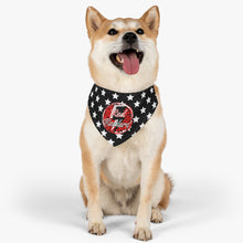 Load image into Gallery viewer, Red Raiders Lighting Bolt Pet Bandana Collar for all Size Dogs
