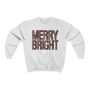 Merry and Bright Plaid Unisex Heavy Blend™ Crewneck Sweatshirt