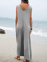 Load image into Gallery viewer, Full Size Wide Strap Jumpsuit with Pockets
